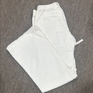 Banana Republic Cream Drawstring Pants